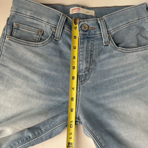 Signature by Levi Strauss Men's Slim Blue Jeans Size 28x28 - Picture 9 of 15